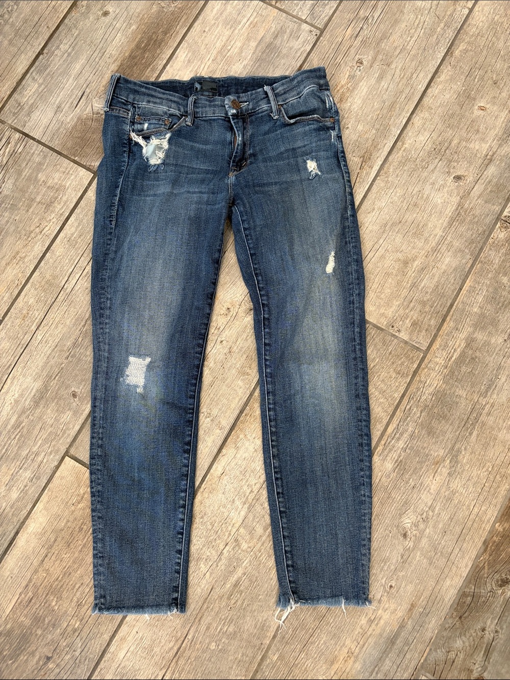 Mother Jeans The Looker Ankle Frey